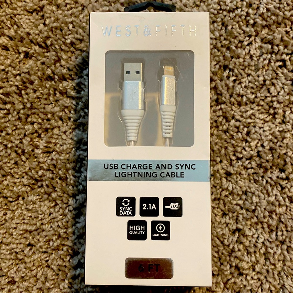 USB Charge and Sync Lightning Cable